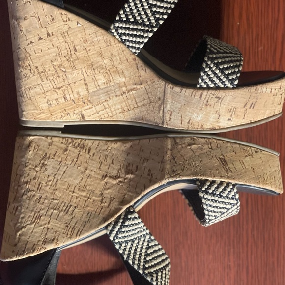 Steve Madden Elwyn Cork Wedge Sandals - Picture 3 of 5